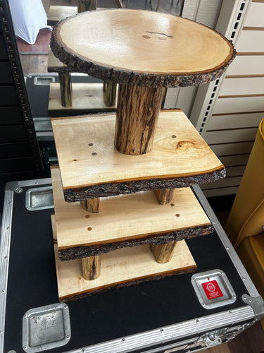 WOODEN CUPCAKE DISPLAY