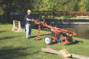 Post Hole Digger 8 in. - 16 in. Diameter Hole Towable