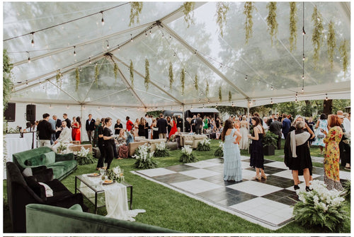 30 ft. Wide JumbotracLite Clear-Top Frame Tent