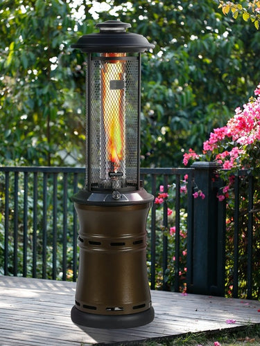 Flame tower outdoor patio heater