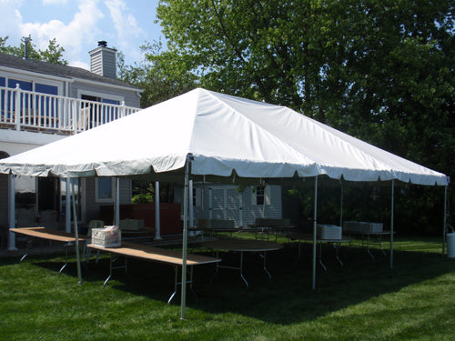 20 ft. x 30 ft. White Frame Tent