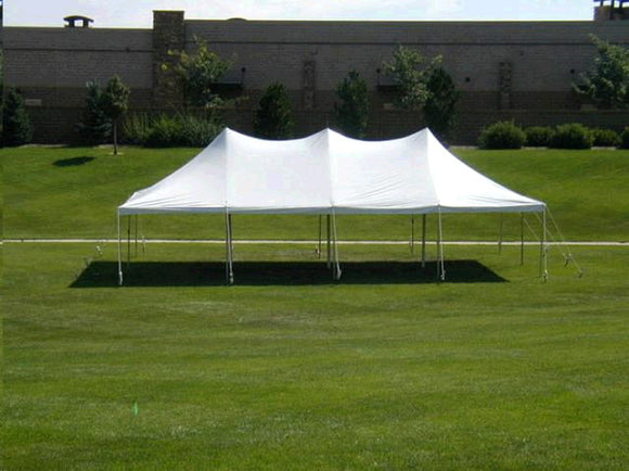 20 ft. x 40 ft. White Elite Rope Tent