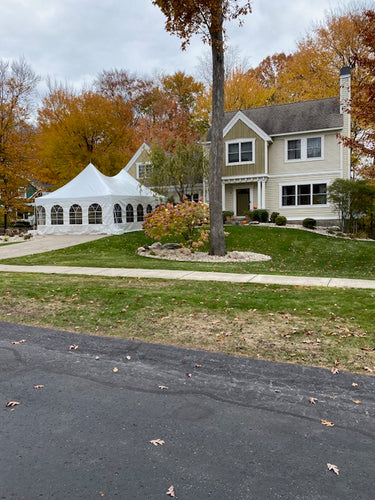 20 ft. x 30 ft. White Frame Tent