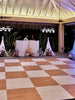 Dance Floor Black and White 3 ft. x 3 ft. section (Indoor)