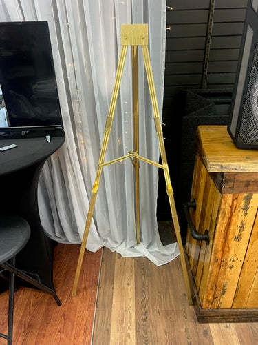 Aluminum Easel Gold or Black