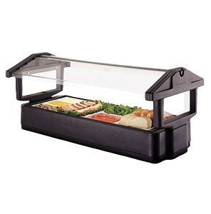 Portable Salad Bar With Sneeze Guard, 6 ft.