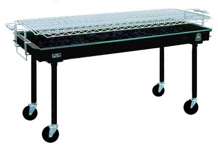 Charcoal Grill, 5 ft. x 2 ft.