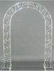 White Arch with Plant Stands