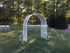 White Lattice Arch