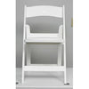 White Resin Chair - Padded