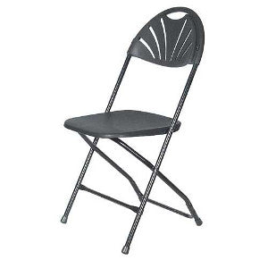 Black Fanback Chair