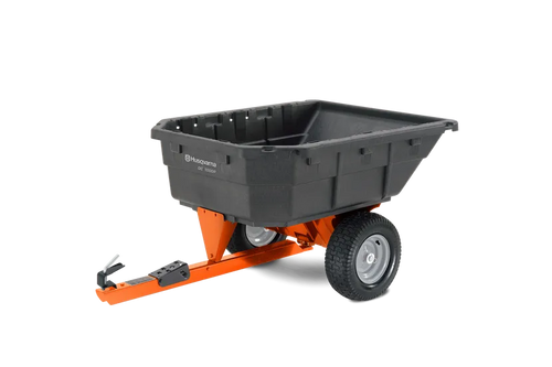 Husqvarna 12.5 cu. ft. Poly Swivel Utility Dump Cart (12.5 cu. ft.)