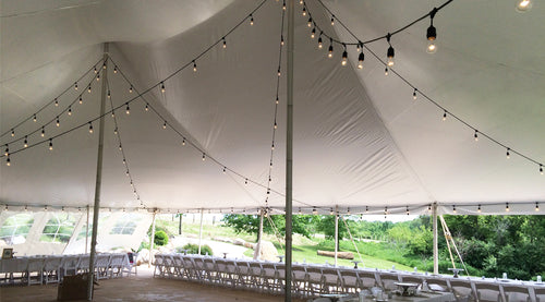 Tent Lighting Perimeter Edison Lighting