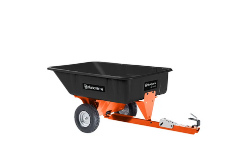 Husqvarna 10 cu. ft. Poly Swivel Dump Cart (10 cu. ft.)