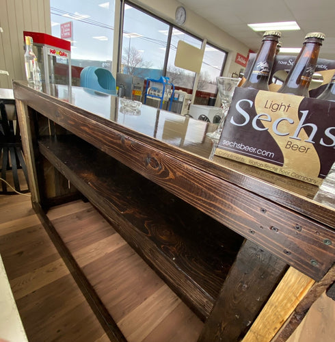 Rustic Barn Wood Bar