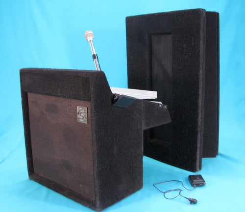 Lectern Podium with Cordless Mic