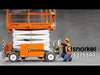 SNORKEL 27' ROUGH TERRAIN SCISSOR LIFT
