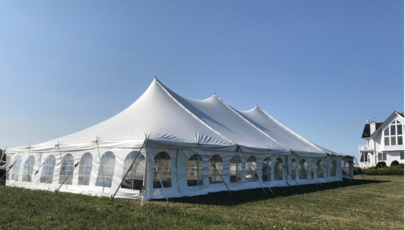 40 ft. x 80 ft. White Elite Rope Tent