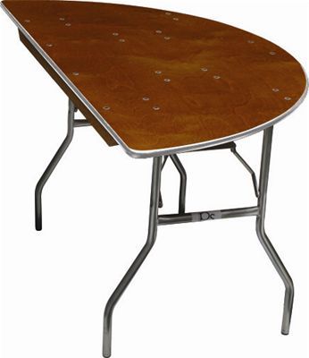 60 in. Half Round Table