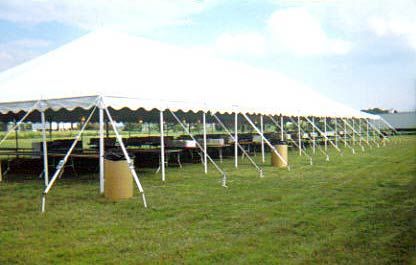 40 ft. x 160 ft. White Elite Rope Tent
