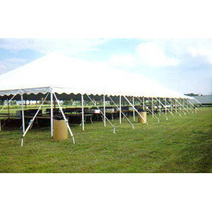 40 ft. x 200 ft. White Elite Rope Tent